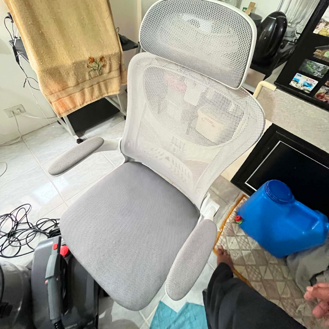 Office chair after deep clean